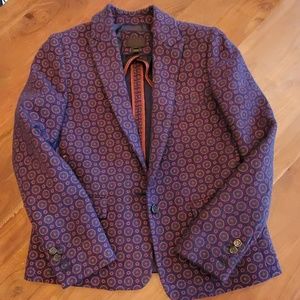 J.Crew Collection Printed Tweed Blazer sz 4 2013